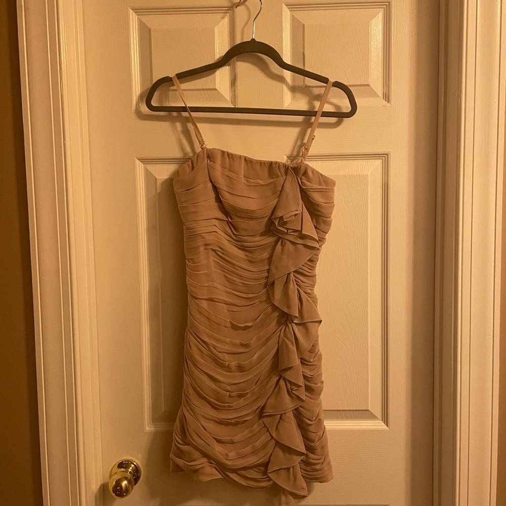INC women’s cocktail dress in nude pink